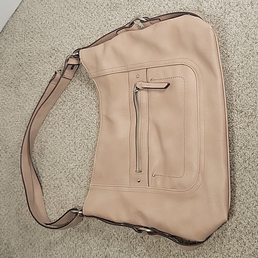 INC International Concepts Tan/Pink Shoulder Bag